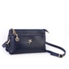 Nas Bag Kadın Çapraz ve Clutch Çanta Bilek ve Çapraz Askılı (24x15 cm) Lacivert Victoria 