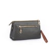 Nas Bag Kadın Çapraz ve Clutch Çanta Bilek ve Çapraz Askılı (24x15 cm) Haki Taba Victoria 