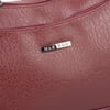 Nas Bag Kadın Çapraz ve Omuz Çanta  (27x19 cm) Bordo Victoria 