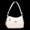 Nas Bag Kadın Çapraz ve Omuz Çanta  (27x19 cm) Krem Victoria 