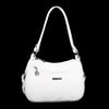 Nas Bag Kadın Çapraz ve Omuz Çanta  (27x19 cm) Beyaz Victoria 