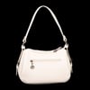 Nas Bag Kadın Çapraz ve Omuz Çanta  (27x19 cm) Krem Victoria 
