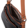 Nas Bag Kadın Çapraz ve Omuz Çanta  (27x19 cm) Siyah Taba Victoria 