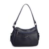 Nas Bag Kadın Çapraz ve Omuz Çanta  (27x19 cm) Lacivert Victoria 