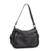 Nas Bag Kadın Çapraz ve Omuz Çanta  (27x19 cm) Siyah Victoria 