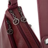 Nas Bag Kadın Çapraz ve Omuz Çanta  (27x19 cm) Bordo Victoria 