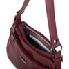 Nas Bag Kadın Çapraz ve Omuz Çanta  (27x19 cm) Bordo Victoria 