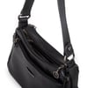 Nas Bag Kadın Çapraz ve Omuz Çanta  (27x19 cm) Siyah Victoria 