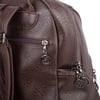 Nas Bag Kadın Çok Cepli Sırt Çantası (en :30cm x boy:34) Kahverengi Victoria