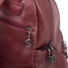 Nas Bag Kadın Çok Cepli Sırt Çantası (en :30cm x boy:34) Bordo Victoria