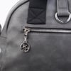 Nas Bag Kadın Çok Gözlü Dönüştürülebilir El Omuz ve Sırt Çantası Gri Siyah  King ( en : 28 cm; boy :25c m)