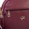 Nas Bag Kadın Çok Gözlü El Omuz ve Çapraz Çantası ( 25x20 cm) Bordo Victoria