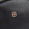 Nas Bag Kadın Çok Gözlü Günlük Çapraz ve Omuz Çanta Siyah Lopez (20x22 cm)