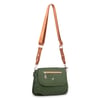 Nas Bag Kadın  Çok Gözlü Günlük Hafif Çapraz Omuz Çantası  Haki Taba