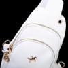 Nas Bag Kadın Crossbody Bag Bel ve Body Bag Beyaz Victoria