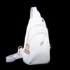 Nas Bag Kadın Crossbody Bag Bel ve Body Bag Beyaz Victoria