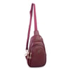 Nas Bag Kadın Crossbody Bag Bel ve Body Bag Bordo Victoria