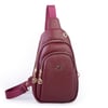 Nas Bag Kadın Crossbody Bag Bel ve Body Bag Bordo Victoria