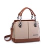 Nas Bag Kadın El ve Omuz Çantası Kum Taba Lacst (en:28 cm ; boy:21 cm )