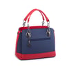 Nas Bag Kadın El ve Omuz Çantası Lacivert Kırmızı Lacst  (en:28 cm ; boy:21 cm )