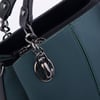 Nas Bag Kadın El ve Omuz Çantası Petrol Lacst  (en:28 cm ; boy:21 cm )