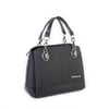 Nas Bag Kadın El ve Omuz Çantası Siyah Lacst  (en:28 cm ; boy:21 cm )