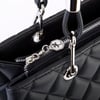 Nas Bag Kadın El ve Omuz  Çantası Siyah Kuzu (en:23 cm x boy :36 cm)
