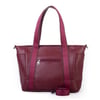 Nas Bag Kadın Extra Büyük Omuz Çantası ve Spor Çantası ( 46x36 cm ) Bordo Victoria