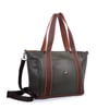 Nas Bag Kadın Extra Büyük Omuz Çantası ve Spor Çantası ( 46x36 cm ) Haki Taba Kahve Lopez