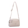 Nas Bag Kadın Günlük Sade Şık Çok Gözlü Çapraz Çanta (23x14 cm) Kum Victoria