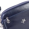 Nas Bag Kadın Günlük Sade Şık Çok Gözlü Çapraz Çanta (23x14 cm) Lacivert Victoria