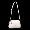 Nas Bag Kadın Günlük Sade Şık Çok Gözlü Çapraz Çanta (23x14 cm) Krem Lopez