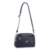 Nas Bag Kadın Günlük Sade Şık Çok Gözlü Çapraz Çanta (23x14 cm) Lacivert Lopez