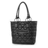 Nas Bag Kadın Kapitone  Büyük Boy Omuz Çantası ( 34x33x9 cm) Siyah  Kapitone 
