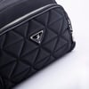 Nas Bag Kadın Kapitone Çok Cepli Çapraz Çanta Siyah Buzzy