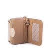 Nas Bag Kadın Kartlık Kağıt ve Demir Para ile Fotoğraflıklı Çok Fonksiyonlu Midi Boy Cüzdan  Kum Dona  (en:11 cm boy: 8 cm )