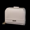 Nas Bag Kadın Kartlık Kağıt ve Demir Para ile Fotoğraflıklı Çok Fonksiyonlu Midi Boy Cüzdan Krem  Dona (en:11 cm boy: 8 cm )