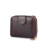 Nas Bag Kadın Kartlık Kağıt ve Demir Para ile Fotoğraflıklı Çok Fonksiyonlu Midi Boy Cüzdan  Kahve Nero (en:11 cm boy: 8 cm )