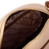 Nas Bag Kadın  Mini Çapraz Çanta Krem Taba Luna (21x16x8 cm)