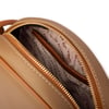Nas Bag Kadın  Mini Çapraz Çanta Vizon Taba Luna (21x16x8 cm)