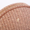 Nas Bag Kadın  Mini Çapraz Hasır Görünümlü  Çanta  Vizon Hasır  (21x16x8 cm)