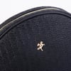 Nas Bag Kadın  Mini Çapraz Hasır Görünümlü  Çanta  Siyah  Hasır (21x16x8 cm)