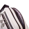 Nas Bag Kadın Mini Çok Gözlü Spor Şık Çanta ( en :25 cm , boy: 16 cm ) Krem Kahve Lopez