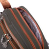 Nas Bag Kadın Mini Çok Gözlü Spor Şık Çanta ( en :25 cm , boy: 16 cm ) Yeşil  Taba Buzzy