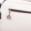 Nas Bag Kadın Mini Çok Gözlü Spor Şık Çanta ( en :25 cm , boy: 16 cm ) Krem Kahve Lopez