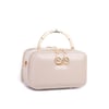 Nas Bag Kadın Mini El ve Çapraz Çanta Kum  (en :18 cm  boy:10 cm) 