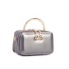 Nas Bag Kadın Mini El ve Çapraz Çanta Gri  (en :18 cm  boy:10 cm) 