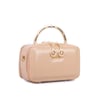 Nas Bag Kadın Mini El ve Çapraz Çanta Ten  (en :18 cm  boy:10 cm) 