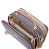 Nas Bag Kadın Mini El ve Çapraz Çanta Gri  (en :18 cm  boy:10 cm) 