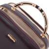 Nas Bag Kadın Mini El ve Çapraz Çanta Kahverengi (en :18 cm  boy:10 cm) 